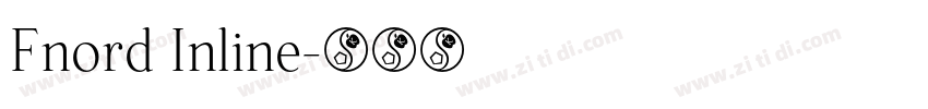 Fnord Inline字体转换